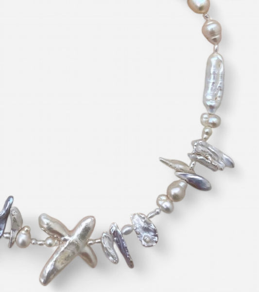 Spiky Cross Necklace