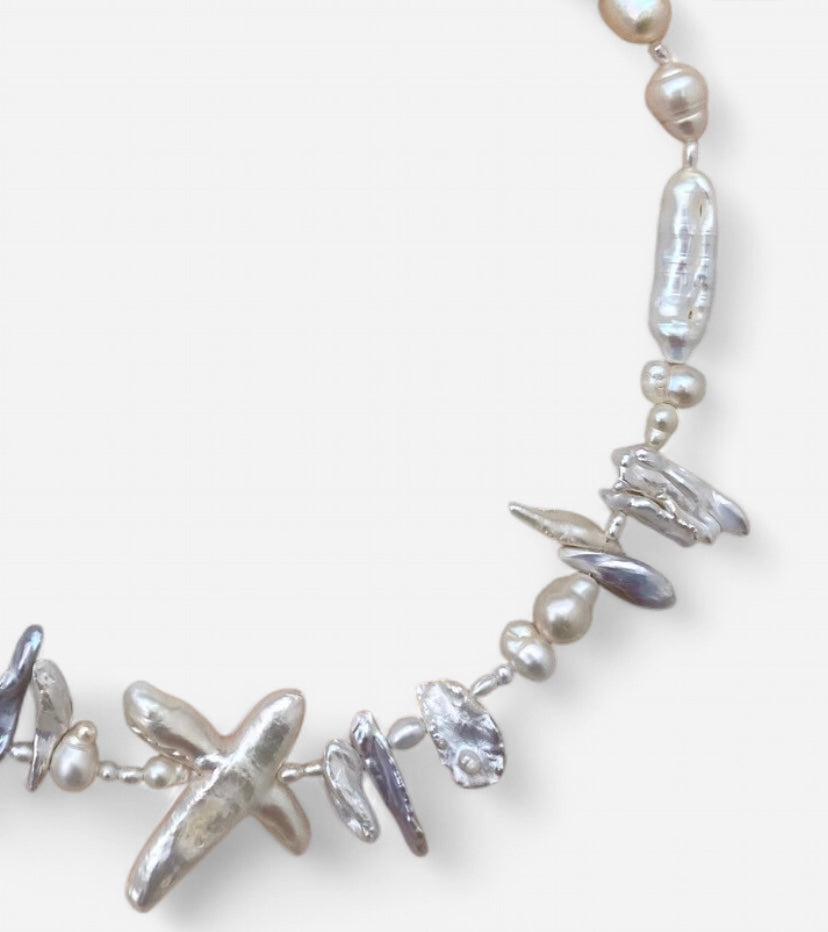 Spiky Cross Necklace