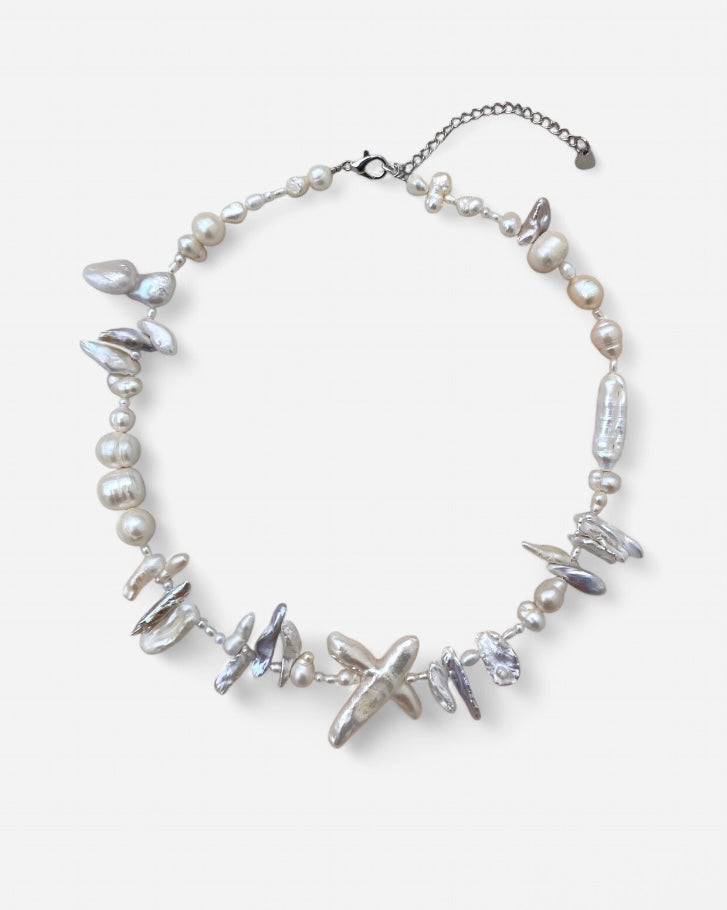 Spiky Cross Necklace